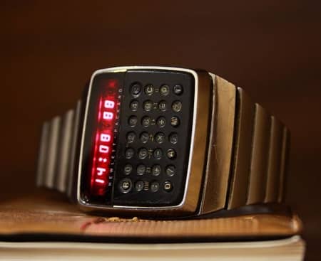 Casio: reloj-calculadora.-  Calculator, Retro watches, Vintage electronics