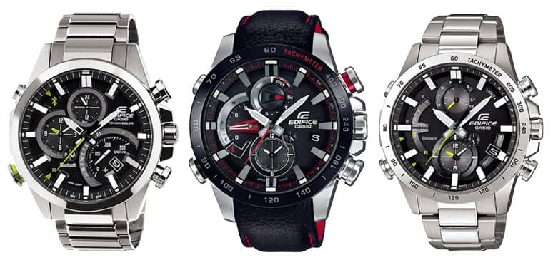 casio edifice bluetooth test